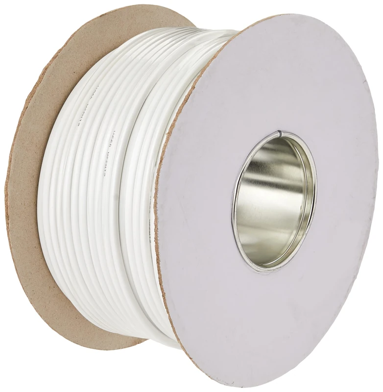 PRO POWER PP01404 – 8‑Core Alarm/Signal Cable, CCA Conductors, LSF Jacket, 100 m, White