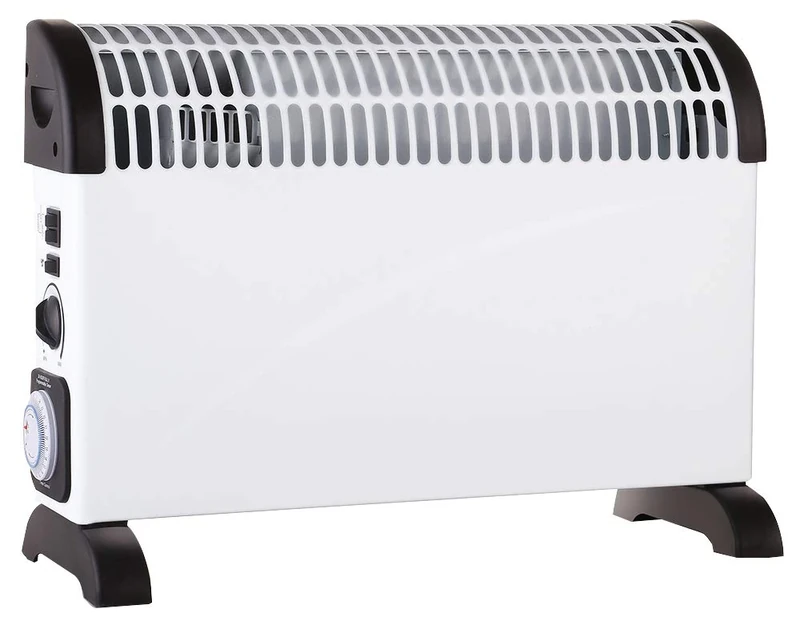 Pro Elec PEL00941 2kW Convector Heater with Timer and Turbo Fan