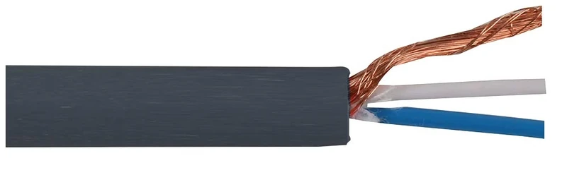 Pro Power 648BLK 2-Core, Screened Microphone Cable, 20/0.12 mm, Black, 100 m