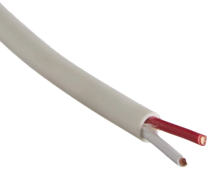 Pro Power 2CSPKCBL1.50WHT50 m 2-Core Unscreened Speaker Cable, 30/0.24 mm, White, 50 m