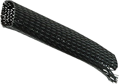 PRO POWER Expandable Braided Sleeving | 40–63mm Expandable Diameter | 10m Dispenser Box | PET Polyester | Black – PET40