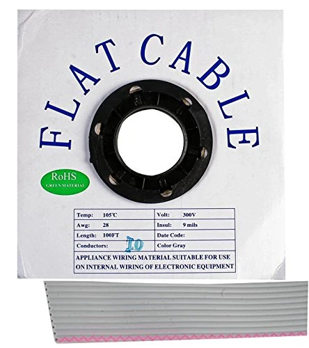 Pro Power D16 30.5 m 16 Way Flat Ribbon Cable, 30.5 m Reel