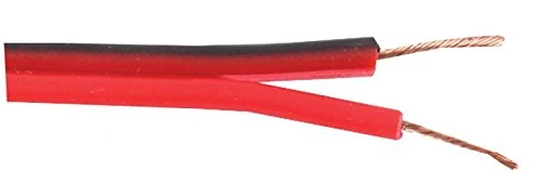 Pro Power 45//0.2RBCOPPER100 m 45 x 0.2 m Speaker Cable, Figure 8, Red/Black, 100 m