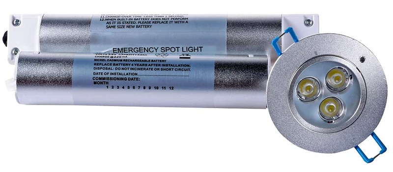 Pro Elec PEL00582 3W LED E mergency Spotlight, maintained