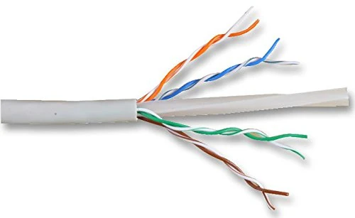 PRO POWER 6.5mm Cat6 CCA Network Cable, 4 Pair, White – 305m Reel, PP01184