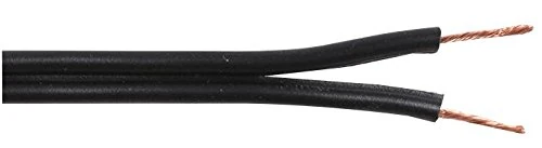 PRO POWER Figure-8 Speaker Cable 24/0.2mm, 2-Core, 100m Reel, Black/White | Flexible PVC Jacket | Bare Copper Conductors – PP01279