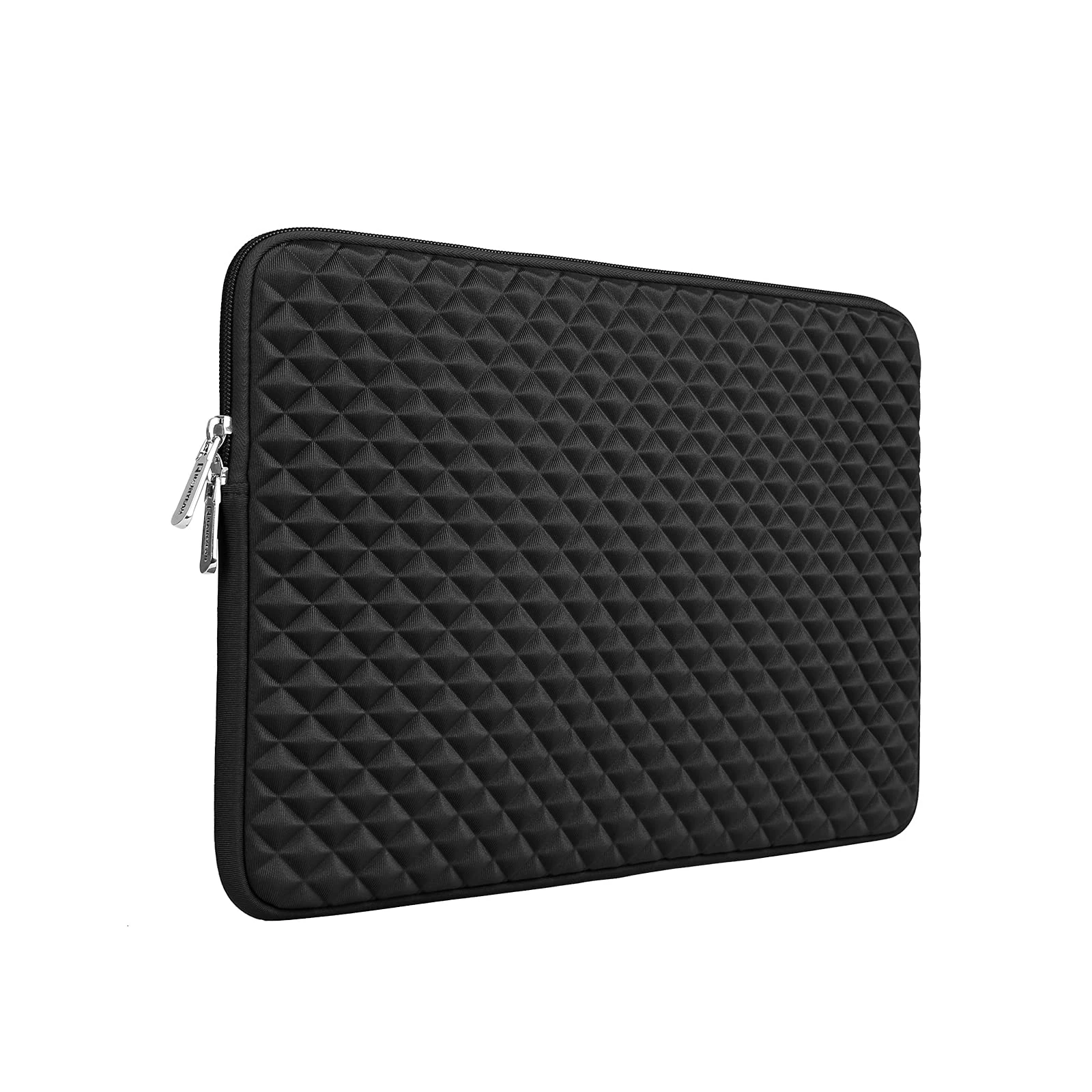 RAINYEAR 16 Inch Laptop Sleeve Diamond Foam Shock Resistant Padded Protective Case Specially Compatible with New 16" MacBook Pro/Max M1 M2 M3 M4 A2141 A2485 A2780 A2991 A3403 A3186(Black)