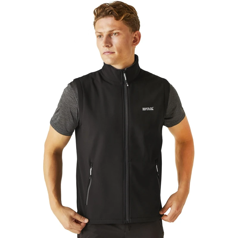 Regatta Men's Bradwell Softshell Gilet, Water Repellent, Durable & Wind Resistant - Perfect for Outdoors, Walking, Hiking & Camping