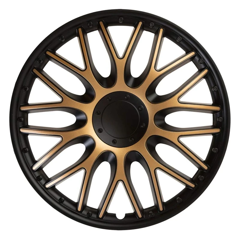 J-Tec Set wheel covers Orden 16-inch black/gold