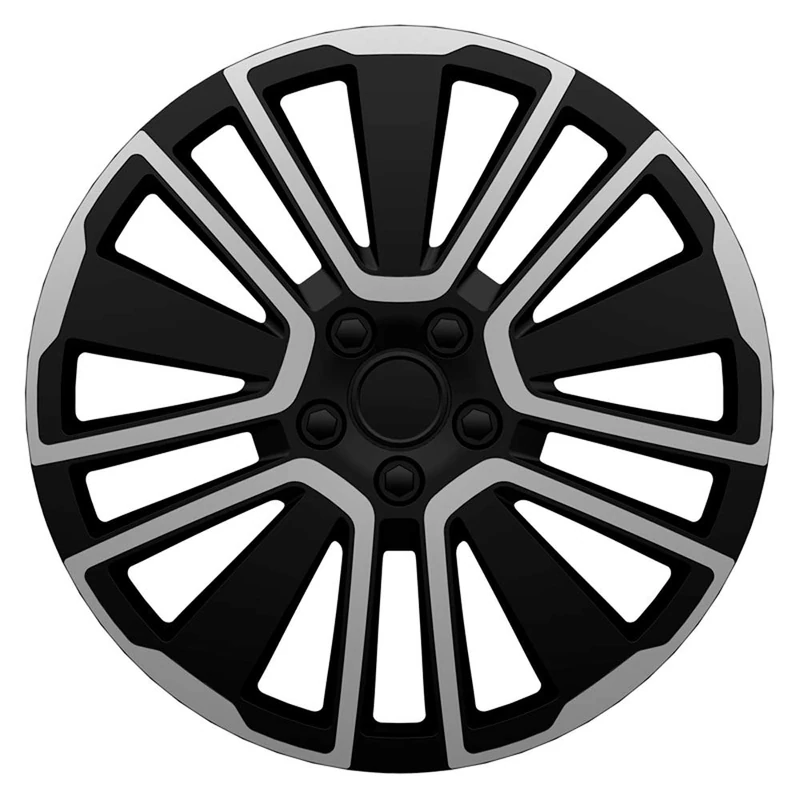 J-Tec Set of 4 wheel covers Scuba 16-inch silver/black - Image 1