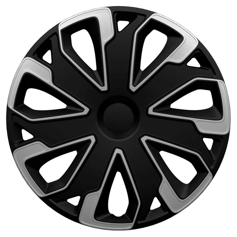 AutoStyle Set wheel covers Ultimo 15-inch silver/black