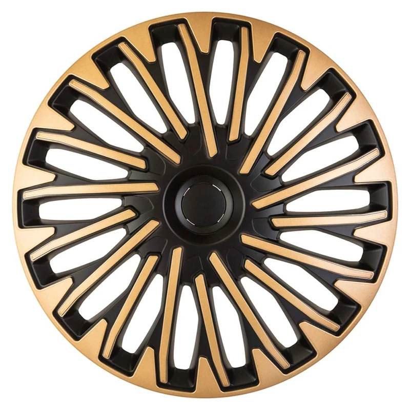 AutoStyle Set wheel covers Soho 15-inch black/gold