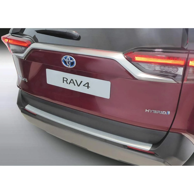 RGM ABS Rear bumper protector compatible with Toyota RAV4 (5th Gen.) 2018- Black
