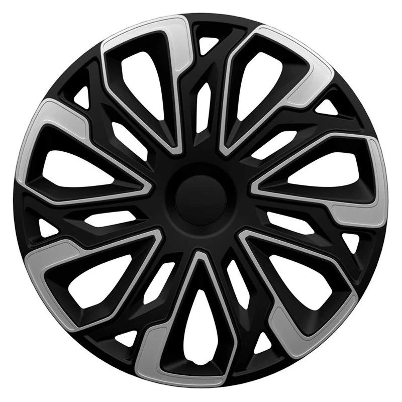 AutoStyle Set wheel covers Estoril 15-inch silver/black