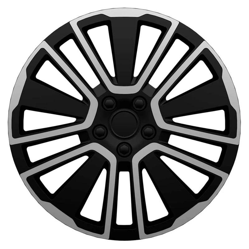 J-Tec Set wheel covers Scuba 13-inch silver/black