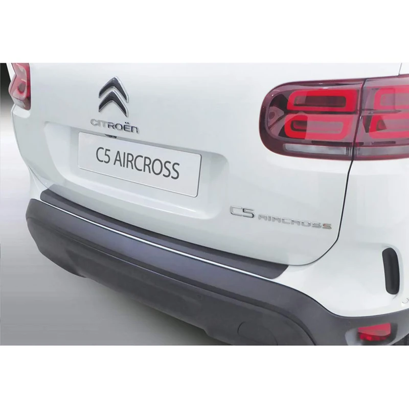 RGM ABS Rear bumper protector compatible with Citroën C5 Aircross 2019- Black