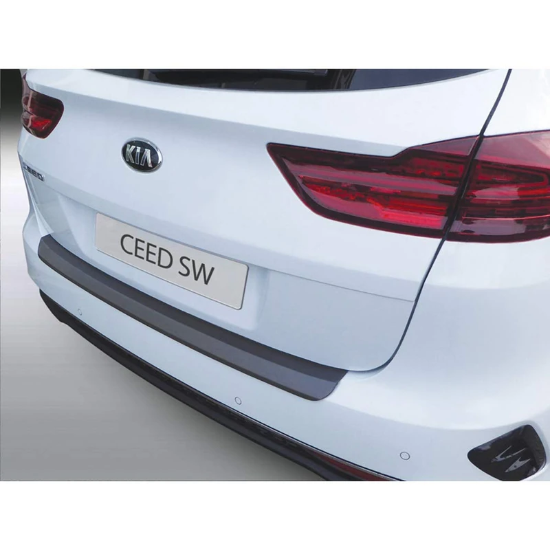 RGM ABS Rear bumper protector compatible with Kia Cee'd (CD) SW 2018- Black