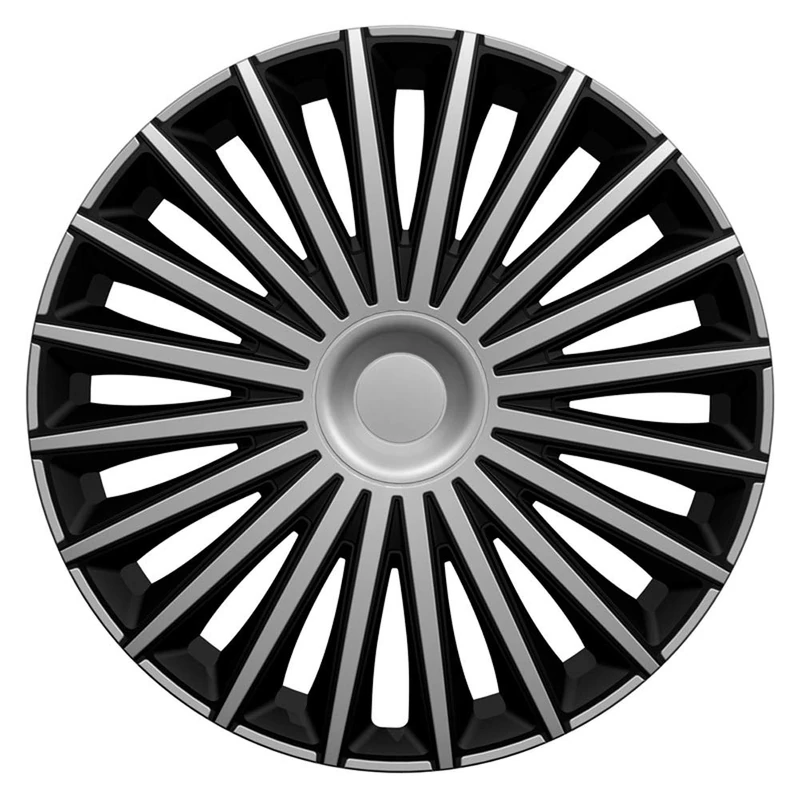 AutoStyle Set of 4 wheel covers Dakota 16-inch silver/black - Image 1