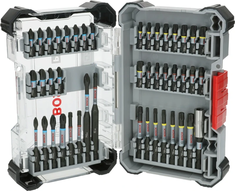 Bosch 44x PRO Impact Set, 44 pcs (200 x 107 mm, Professional Accessory Screwdriver, Screwdriver)