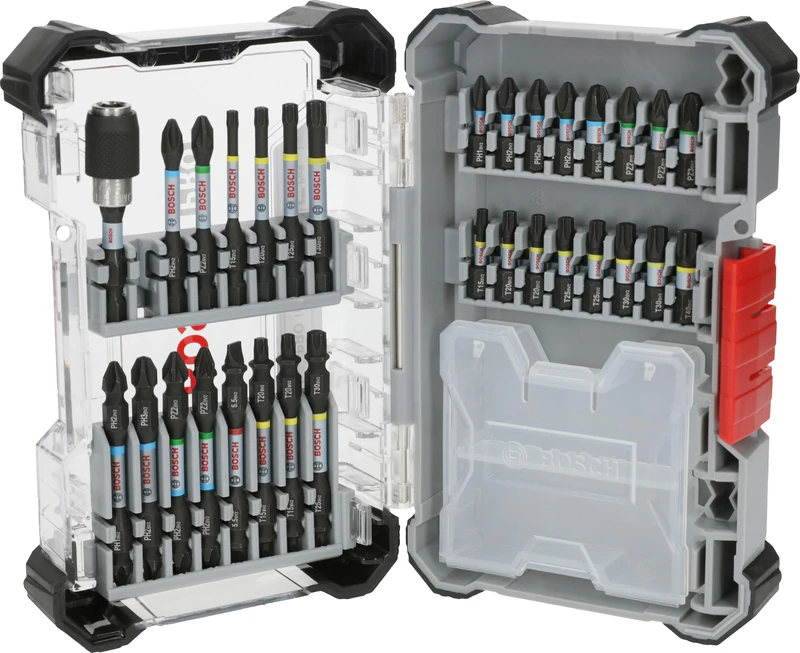 Bosch 31x PRO Impact Set, 31-TLG. (200 x 107 mm, Professional Zubehör Schraubendreher, Schraubendreher)