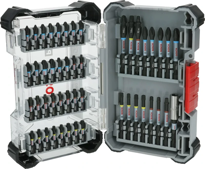 Bosch 48x PRO Impact Set, 48 pcs (200 x 107 mm, Professional Accessory Screwdriver, Screwdriver)