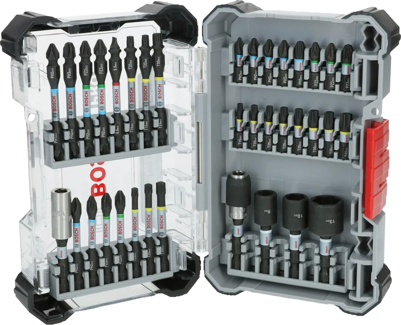 Bosch 36x PRO Impact Set, 36-Piece (200 x 107 mm, Professional Accessories Screwdriver, Screwdriver)