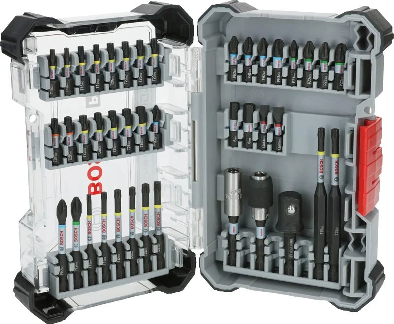 Bosch 41x PRO Impact Set, 41 pcs (200 x 107 mm, Professional Accessory Screwdriver, Screwdriver)