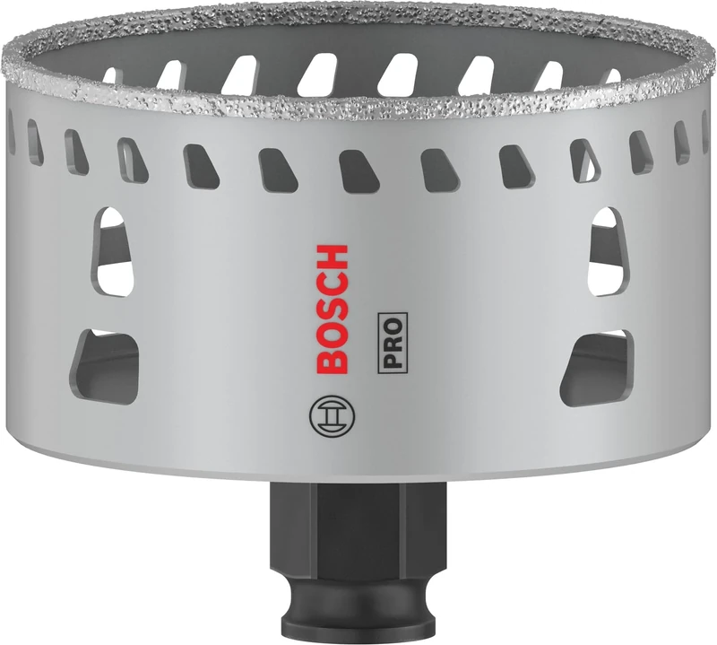 Bosch 1x PRO Tile Power Change Plus Hole Saw (for Hard Tiles, Soft Tiles, Ø 79 mm, Professional Accessory Rotary Drill/Drivers)