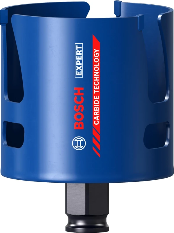 Bosch 1 x Expert Construction Material PC Plus Hole Saw (for Softwood, Coarse Chipboard, Diameter 67 mm, Professional Drill Accessories)