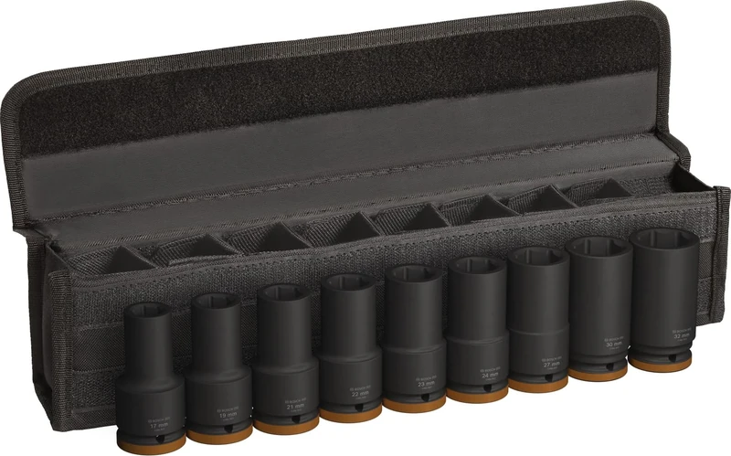 Bosch 9X PRO Impact Socket Set (96 x 56 mm, Professional Accessories Drill and Screwdriver)