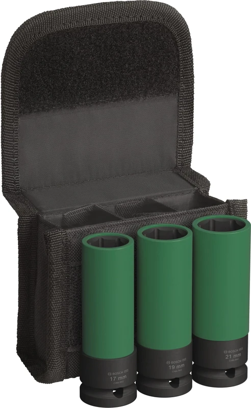 Bosch 3 x PRO Impact Socket Set with PET Covers (92 x 38 mm, Professional Accessories Drill and Screwdriver) - Image 1