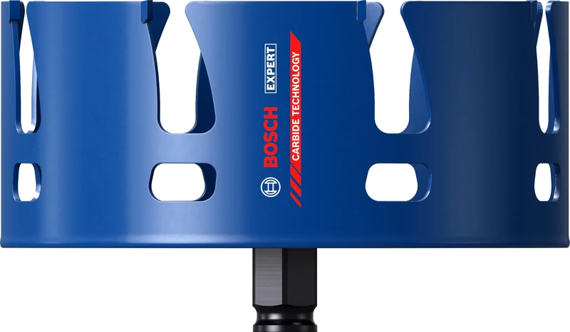 Bosch 1x Expert Construction Material PC Plus Hole Saw (for Softwood, Chipboard, Ø 152 mm, Professional Accessory Drill Driver)