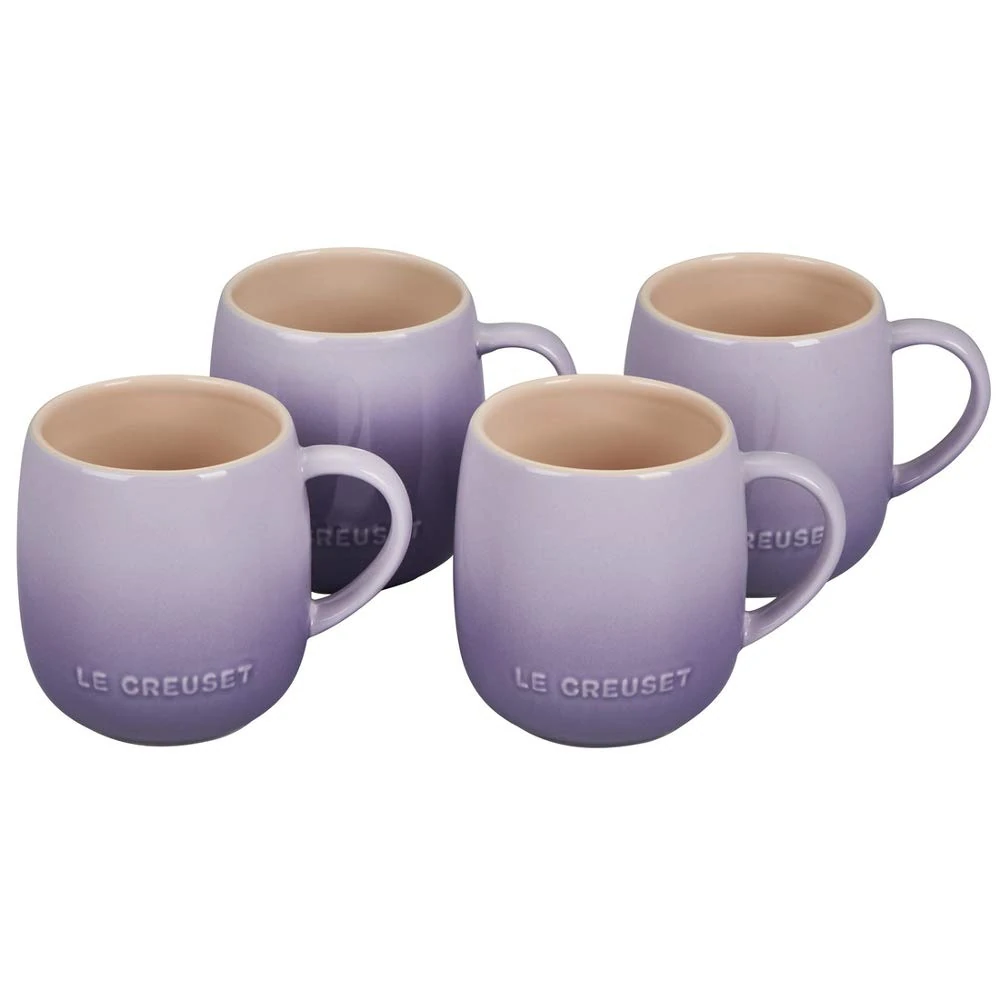 Le Creuset Stoneware Set of 4 Heritage Mugs, 13 oz. each, Provence