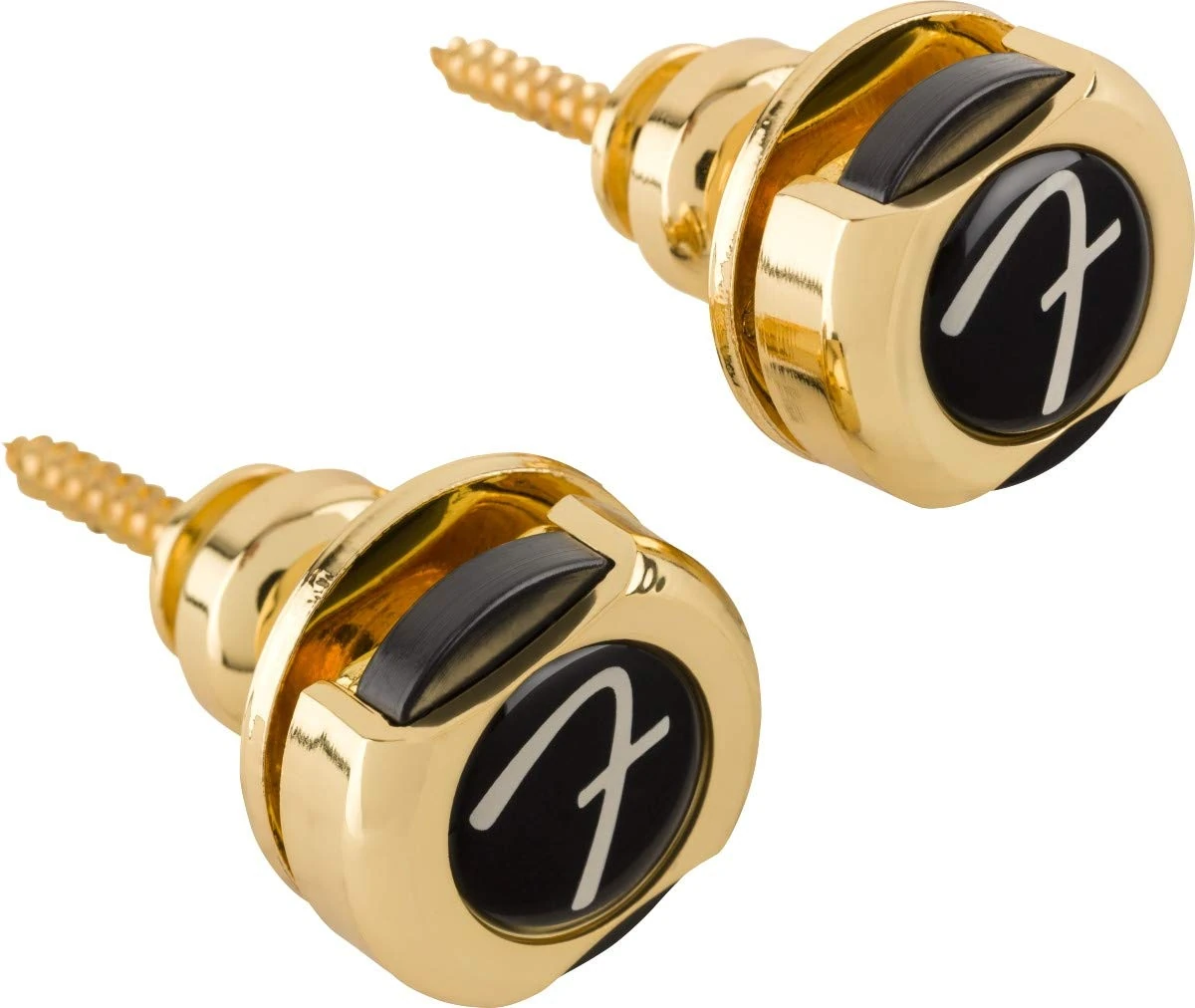 Fender Infinity Strap Locks - 360° Rotation - Gold, 0990818649