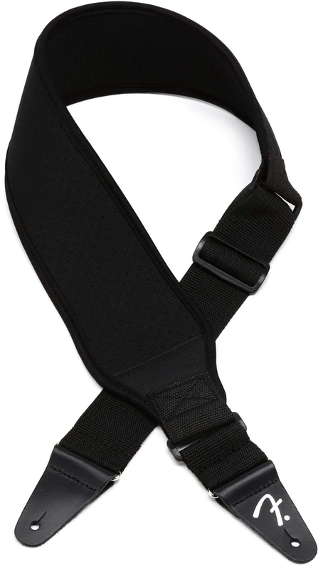 Fender© "Swell™ Neoprene Strap - 3" Wide - Color: Black