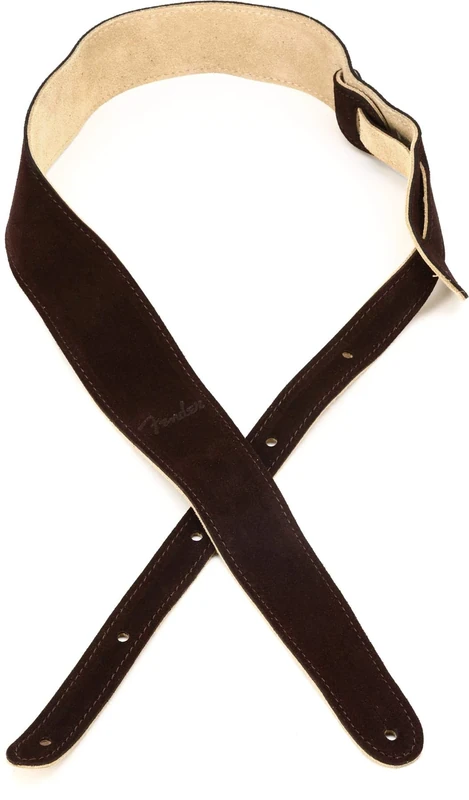 Fender© Reversible Suede Strap - 2" Wide - Brown & Tan