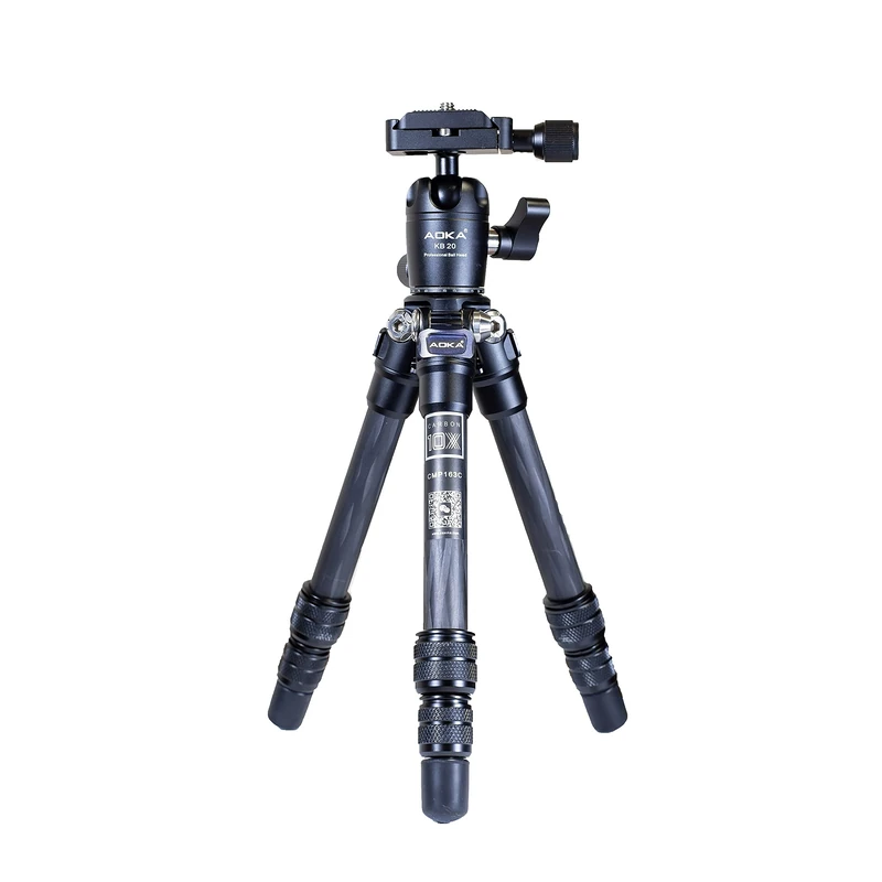 AOKA CMP163C Carbon Table Tripod - KB20 Ball Head