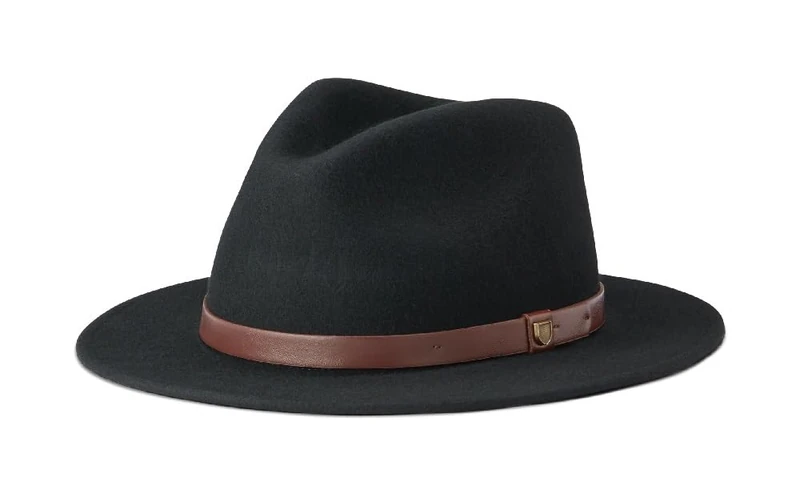 Brixton Unisex's Messer Fedora, Black, M
