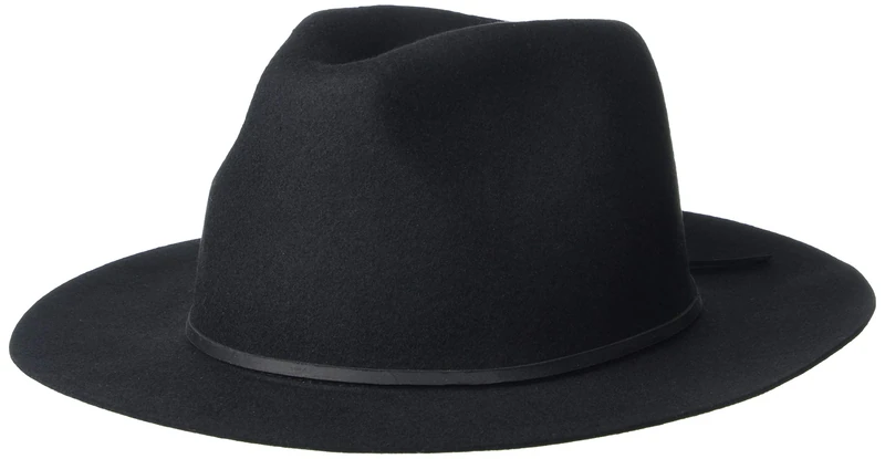 BRIXTON Wesley Fedora, Black, M