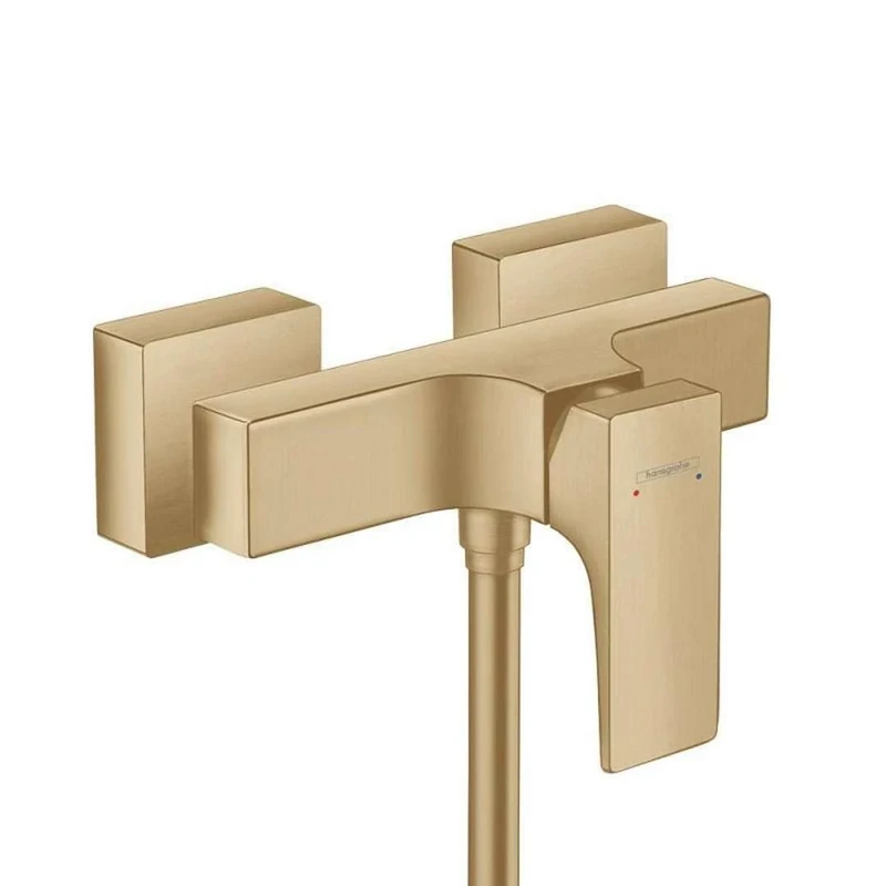 hansgrohe Metropol Shower Fitting Surface-Mounted Single Lever Shower Mixer Brushed Bronze