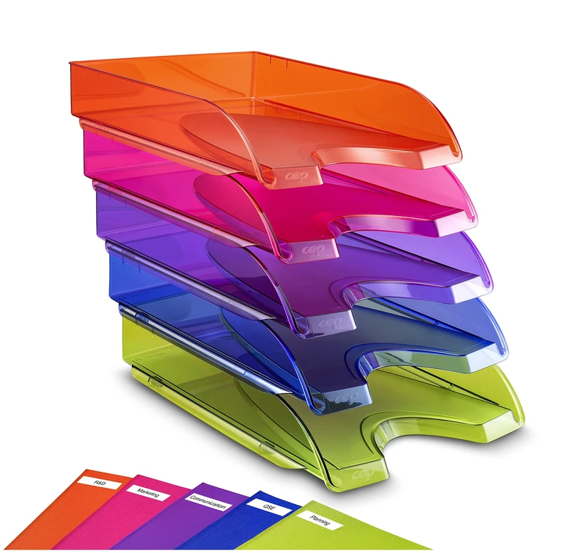 Happy by CEP Letter Tray Multicoloured [Pack of 5]