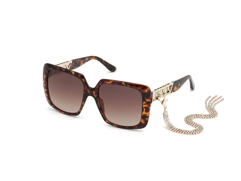 Guess 0 Glasses, Dark Havana, 55 for Women - Image 1