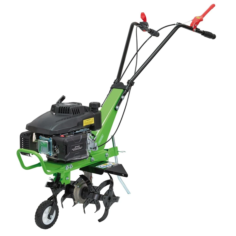 Draper 161cc Self-Propelled Petrol Tiller and Cultivator |3.75kW 4 Stroke 9HP Engine Rotavator | 6 Blades Rotation Speed 110 rpm | Tilling Width 560 mm | Tilling Depth 260mm|04604