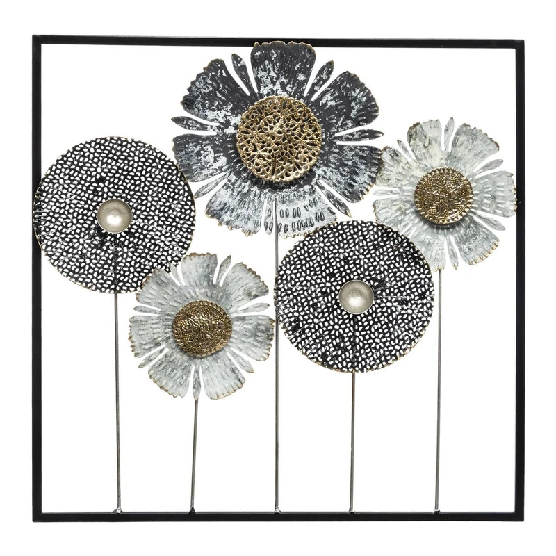 Flower Metallic Wall Decoration - Image 1
