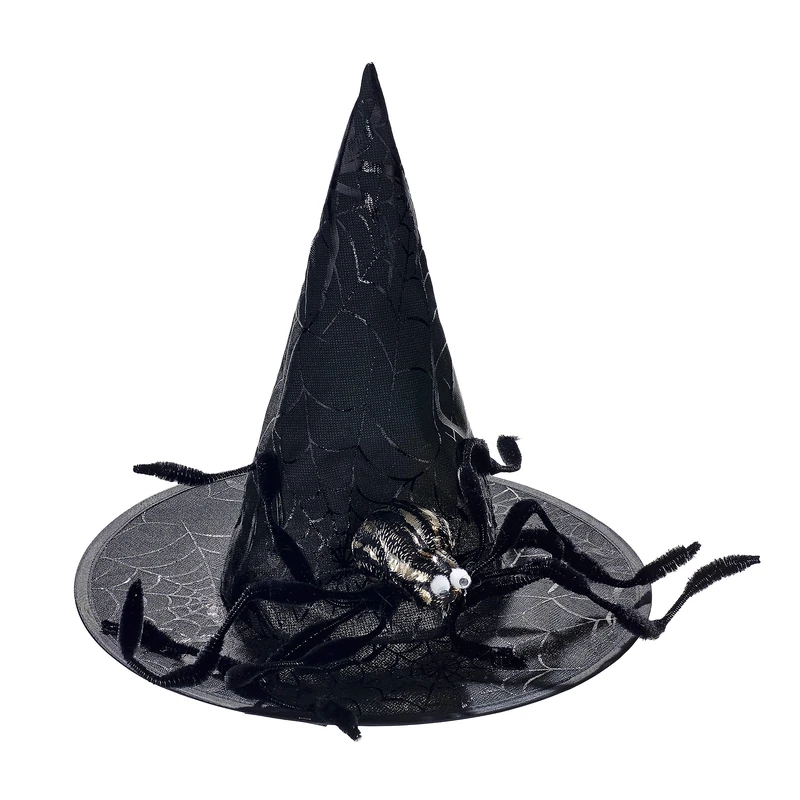 Comarco Sa Halloween Black Spider Hat 40cm