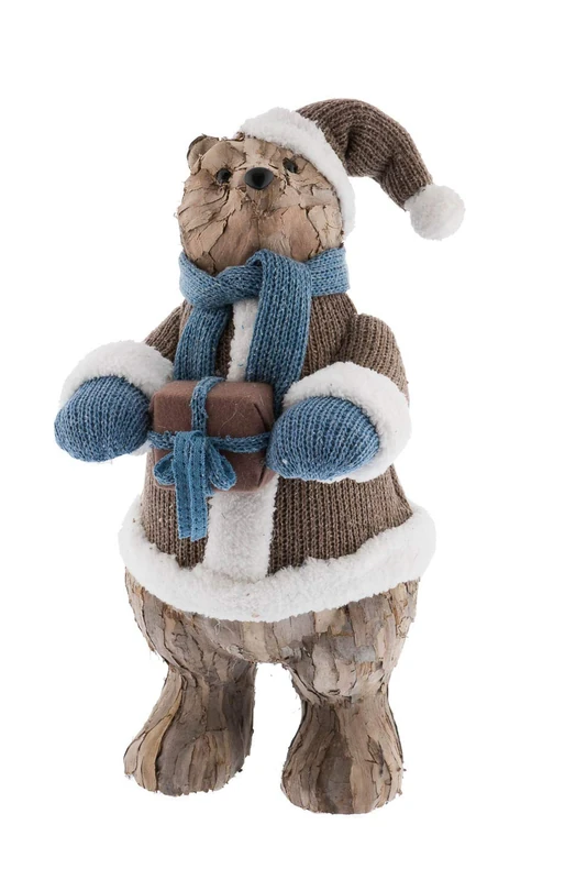 Comarco Sa Bear bark dress wool brown 31x57cm