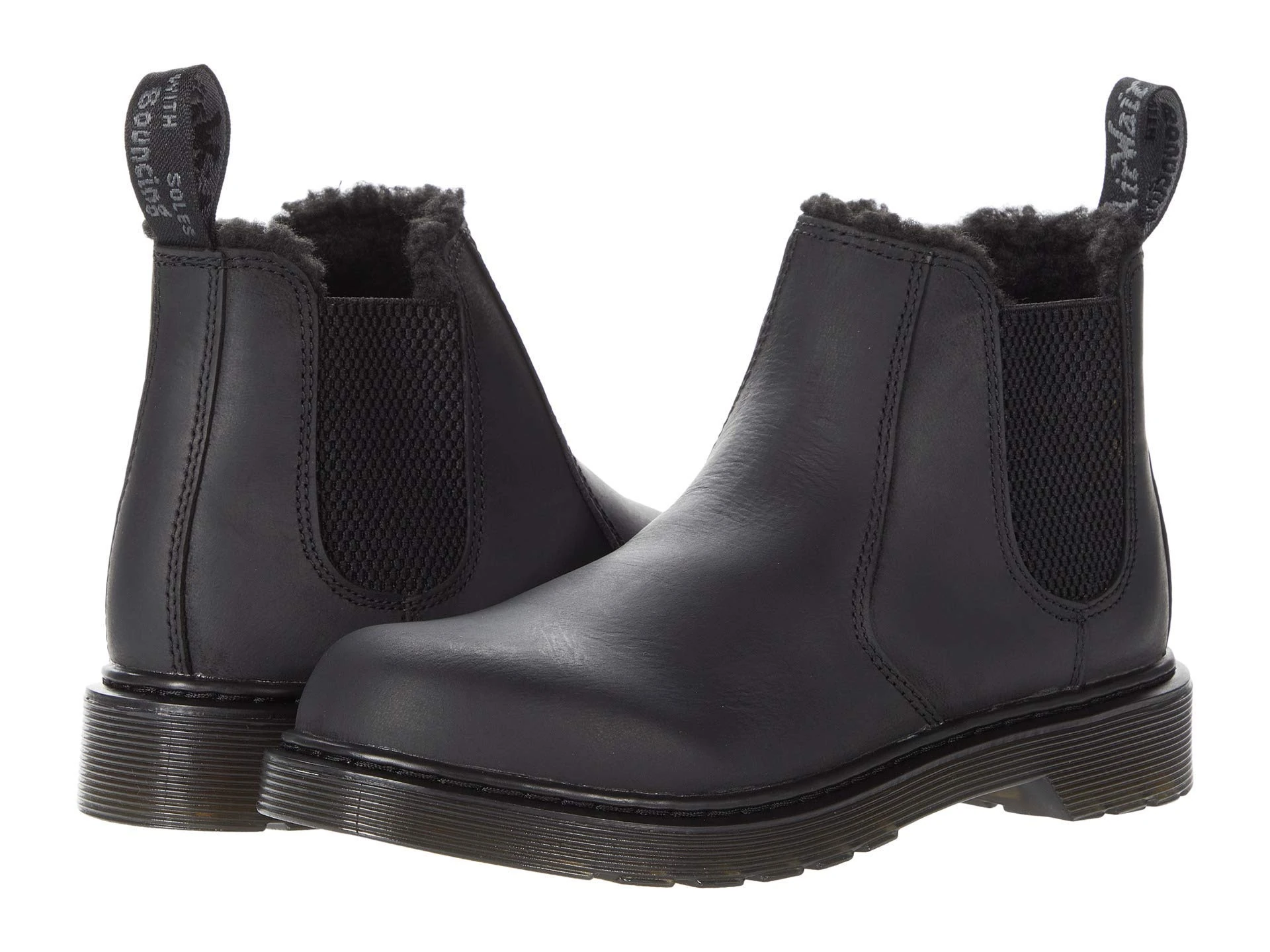 Dr. Martens Kid's Collection 2976 Leonore Mono (Toddler) Black Republic Wp 7 UK (US 8 Toddler) M