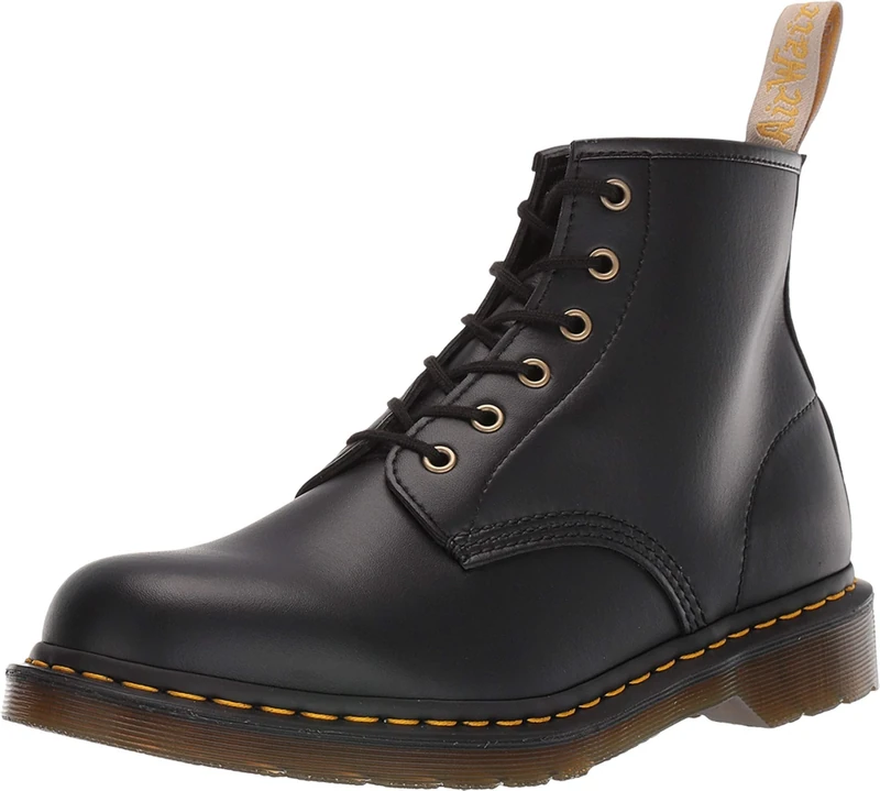 Dr. Martens 101, Unisex Adult Classic Boots, Black Smooth, 43 EU
