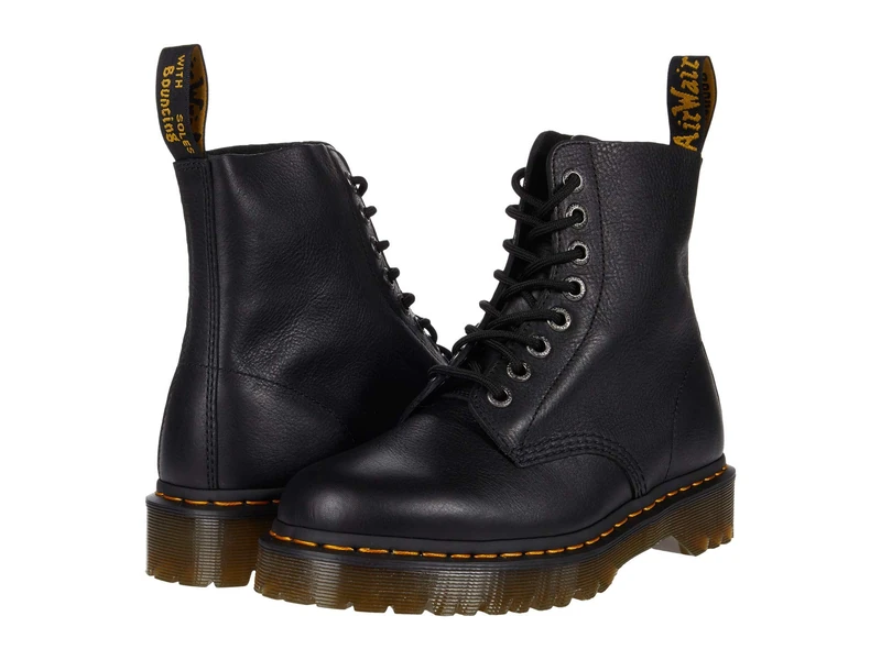 Dr. Martens 8 Eye Boot Combat Boots Unisex Adult, black, 10 UK