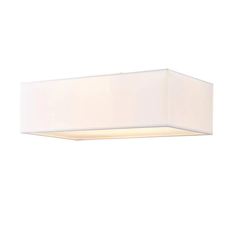 SLV ACCANTO Square E27 Ceiling Surface-Mounted Light/Spotlight, floodlight, Ceiling Spotlight, Ceiling Light, Surface-Mounted Light, Indoor Lighting / E27 40W White